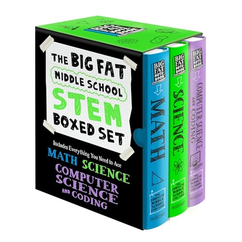 The Big Fat Middle School STEM Boxed Set (Everything You Need to Ace Math/Science/Computer Science and Coding)