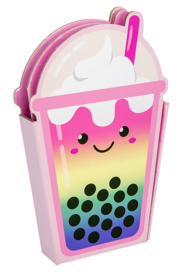 Boba Tea Trifold Diary