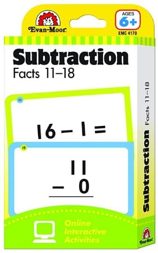 Subtraction Facts 11-18 Flashcards