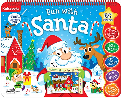 Fun with Santa-Christmas Activity Book