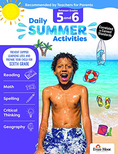 Daily Summer Activities (Between Grades 5 and 6)