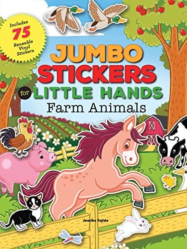 Farm Animals Jumbo Stickers for Little Hands