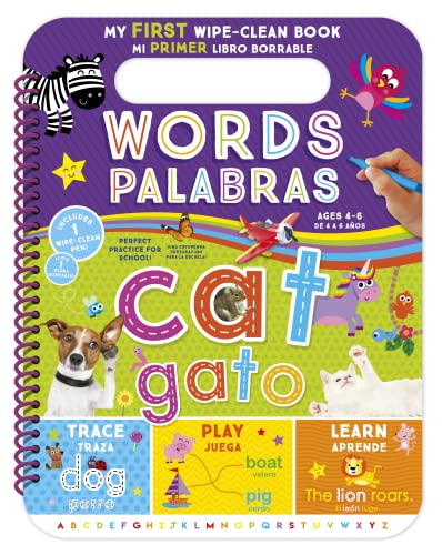 Words/Palabras (My First Wipe-Clean Book/Mi Primer Libro Borrable)