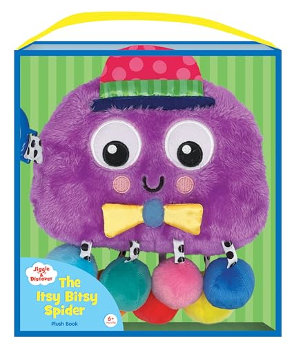 The Itsy Bitsy Spider Plush Book (Jiggle & Discover)