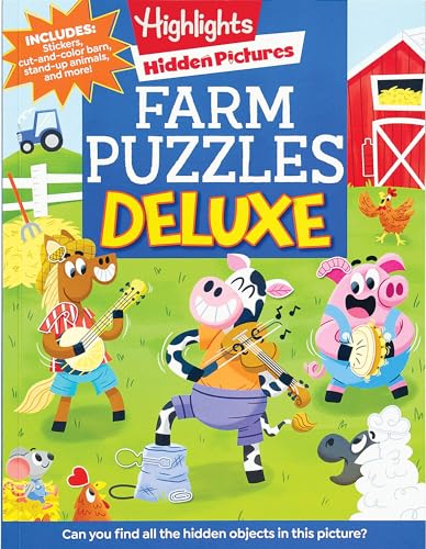 Farm Puzzles Deluxe (Highlights Hidden Pictures)