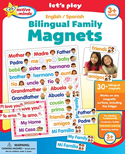 Bilingual Family Magnets: English/Spanish (Active Minds)