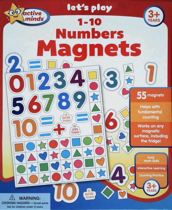 1-10 Numbers Magnets (Active Minds)
