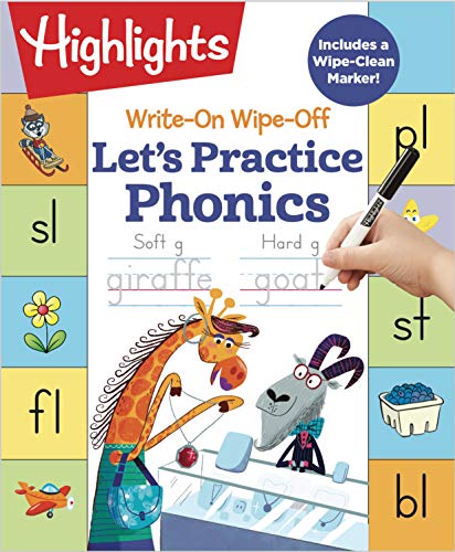 Let's Practice Phonics (Write-On Wipe-Off)