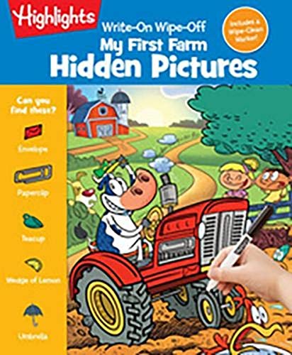 My First Write-On Wipe-Off Farm Hidden Pictures Book