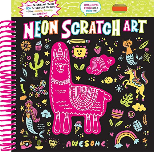 Neon Scratch Art (Creativity Corner)