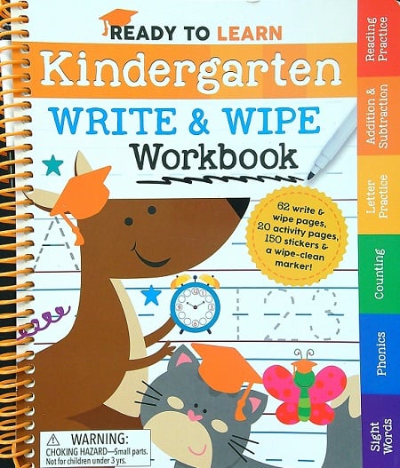 Kindergarten Write & Wipe Workbook