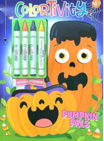 Pumpkin Pals (Colortivity Book with Crayons)