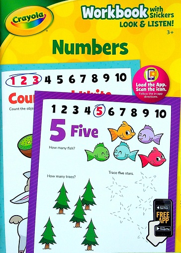 Numbers Workbook (Crayola Look & Listen!)