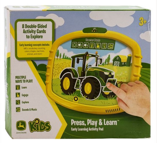 Press, Play and Learn: Early Learning Activity Pad (John Deere Kids)