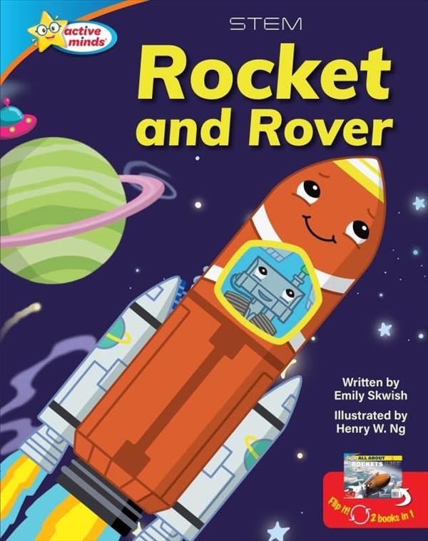Rocket and Rover/All About Rockets (2-In-1 Book, STEM)