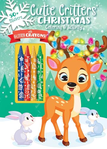 Cutie Critters' Christmas Coloring and Activity