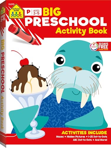Big Preschool Activity Book