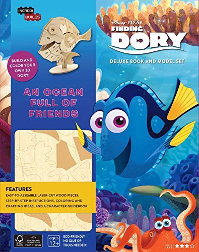 An Ocean Full Of Friends: Finding Dory Deluxe Book and Model Set (IncrediBuilds)