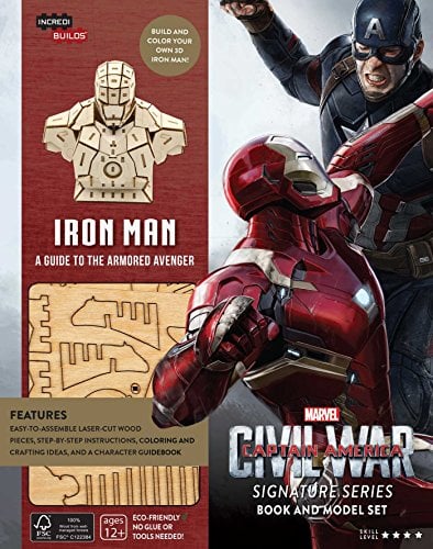 Iron Man: A Guide to the Armored Avenger (IncrediBuilds Marvel Captain America Civil War Signature Series Book and Model Set)