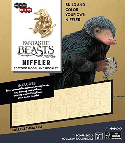 Niffler 3D Wood Model and Booklet (Fantastic Beasts and Where to Find Them: IncrediBuilds)