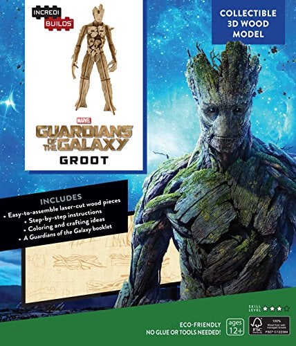 Groot Collectible 3D Wood Model (IncrediBuilds, Guardians of the Galaxy)