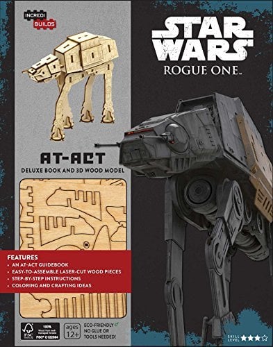 AT-ACT: IncrediBuilds (Star Wars Rogue One Deluxe Book and 3D Wood Model)