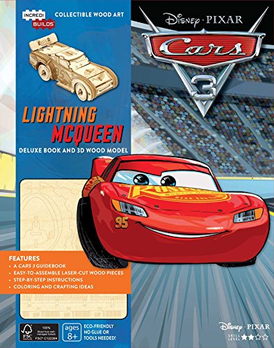 Lightning McQueen Deluxe Book and Model Set (Disney/Pixar Cars 3, IncrediBuilds)