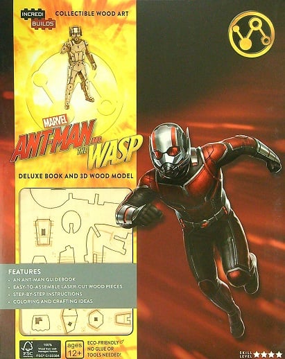 A Guide to the Astonishing Shrinking Super Hero Deluxe Book and 3D Wood Model (IncrediBuilds, Marvel Ant-Man and the Wasp)