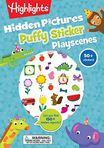 Hidden Pictures Puffy Sticker Playscenes (Highlights Puffy Sticker Playscenes)