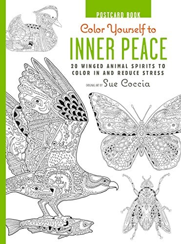 Color Yourself to Inner Peace Postcard Book
