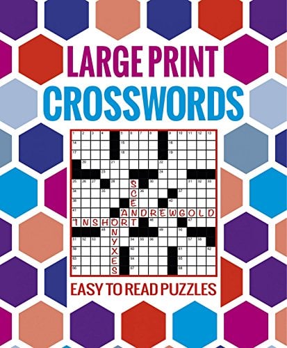 Large Print Crosswords: Easy to Read Puzzles