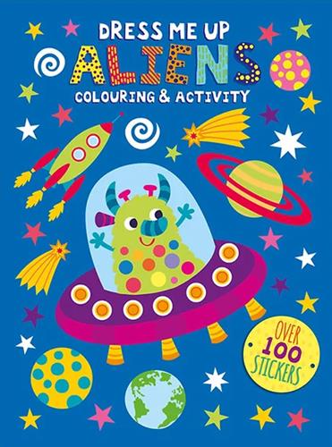 Aliens Colouring and Activity (Dress Me Up)