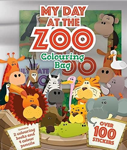 My Day at the Zoo Colouring Bag