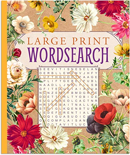 Wordsearch (Flower Cover - Large Print)