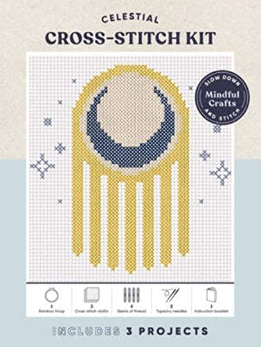 Celestial Cross-Stitch Kit (Mindful Crafts)