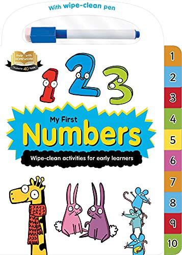 My First Numbers: Wipe-Clean Activities for Early Learners (Help With Homework)