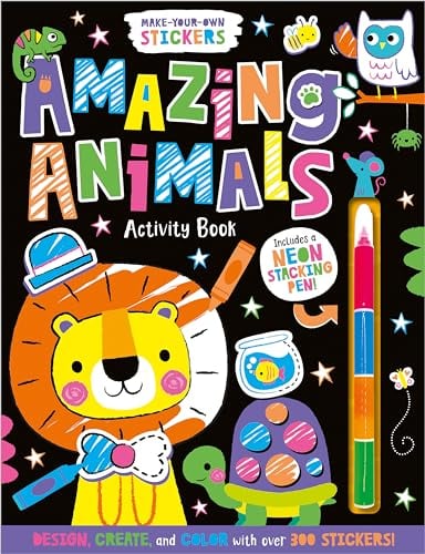 Amazing Animals Activity Book (Make-Your-Own Stickers)