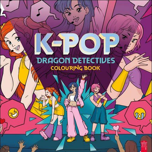 Dragon Detectives Coloring Book (K-Pop)