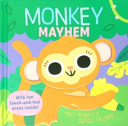 Monkey Mayhem With Fun Touch-and-Feel Areas Inside!