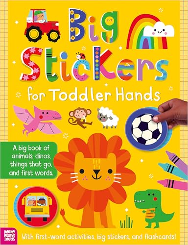 Big Stickers for Toddler Hands: Frist Words, Things That Go, Animals, Dinosaurs