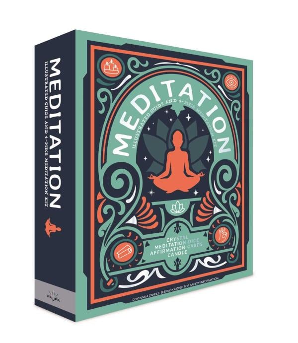 Meditation: Illustrated Guide and 4-Piece Meditation Kit