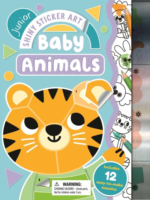 Baby Animals (Junior Shiny Sticker Art)