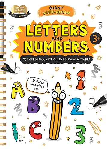 Letters and Numbers Giant Wipe-Clean (Help With Homework)