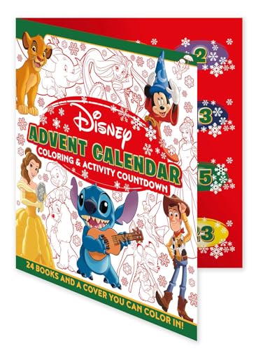 Disney Advent Calendar: Coloring & Activity Countdown
