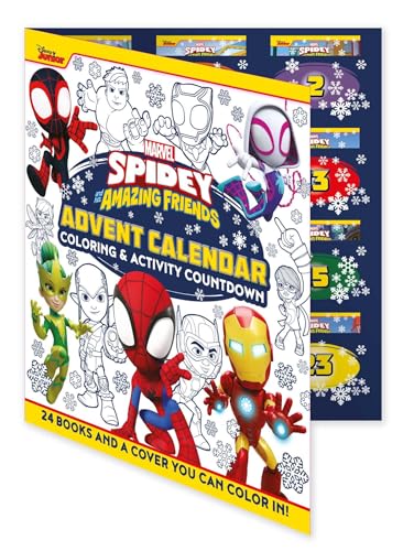Marvel Spidey & His Amazing Friends Advent Calendar: Coloring & Activity Countdown (Disney Junior)