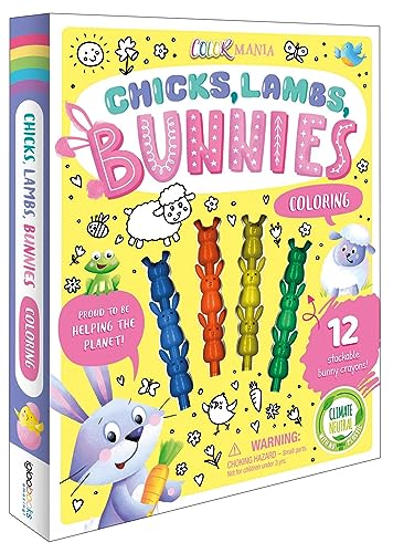 Chicks, Lambs, Bunnies Coloring (Color Mania)