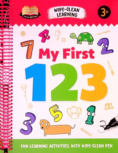 My First 123: Fun Learning Activities with Wipe-Clean Pen (Help With Homework)