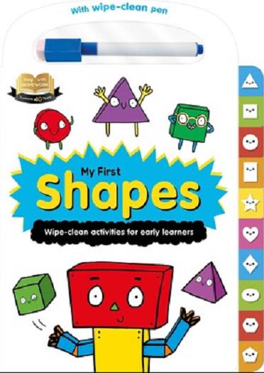 My First Shapes Wipe-Clean Activities Book With Pen