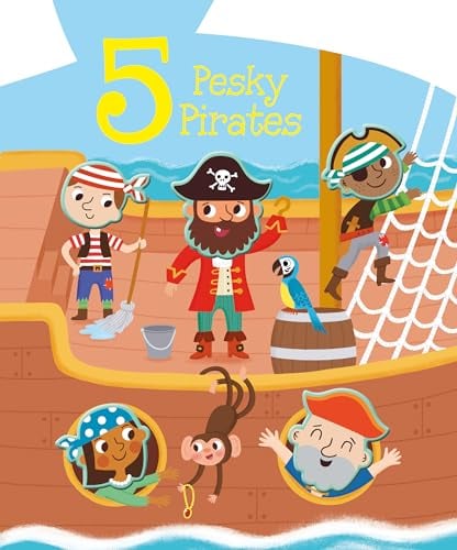 5 Pesky Pirates (Character Board Books)