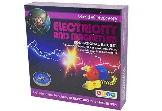 Electricity & Magnetism Educational Box Set (World of Discovery, STEM)